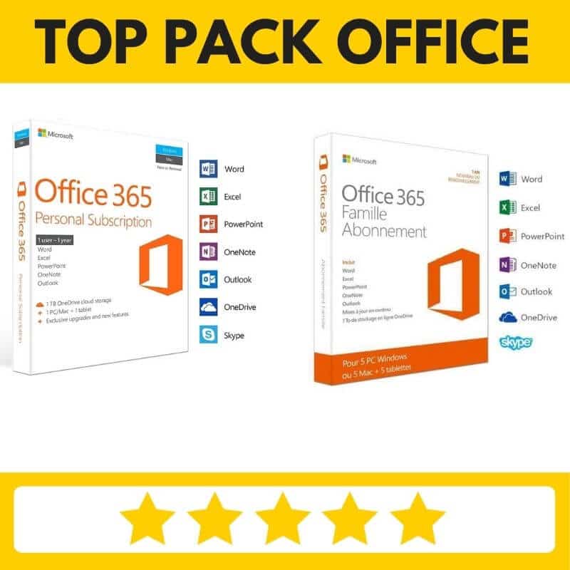 Microsoft Office 365 Famille PC/Mac 2019 - Logiciels à la Fnac